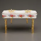 001.731/5 - Double Basin "Dresden Rose", miniature