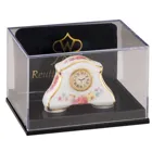 001.464/5 - Mantel Clock "Dresdner Rose",miniature