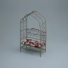 001.807/3 - Garden bench with rose arch, miniature