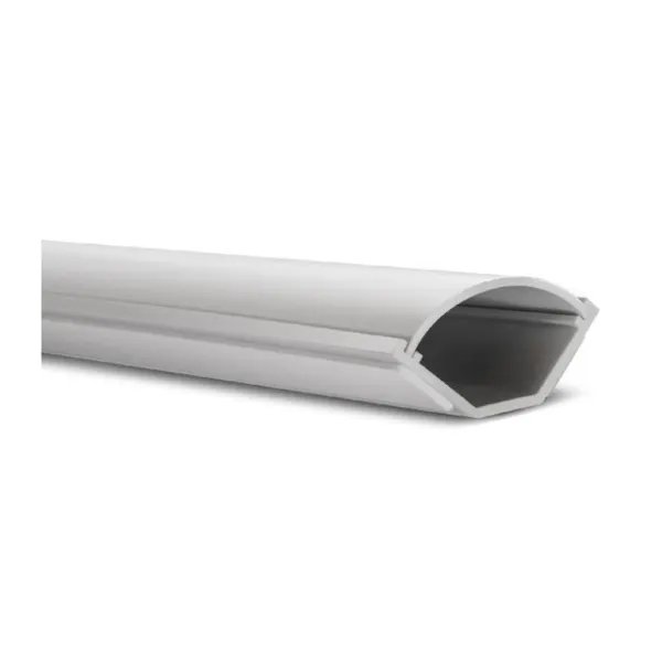 Maclean Brackets - MCTV-577 - Cable conduit white, 1.5 m, 73 x 42 mm