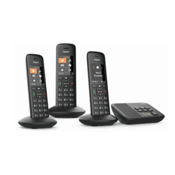 Gigaset Communications - Gigaset - C570A Trio schwarz mit Anrufbeantworter