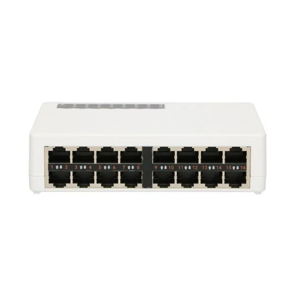 Extralink - Desktop-Switch, 16x-Fast-Ethernet-Ports