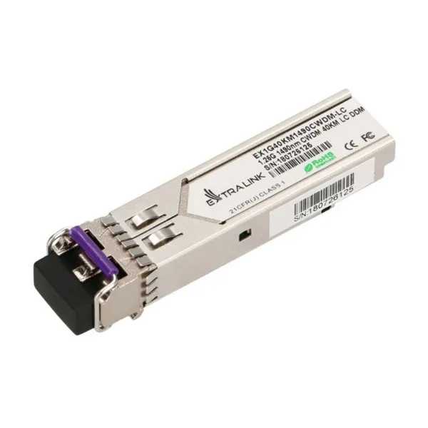 Extralink - SFP-Module, CWDM, 1.25 G, 1490 nm, Singlemode, 40 km, LC, DDM