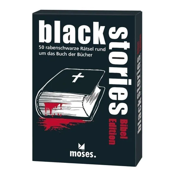 Moses Verlag 364 - Set di 50 Carte con indovinelli macabri Black Stories, n° 1 [Lingua Inglese] : Hartmann, Holger