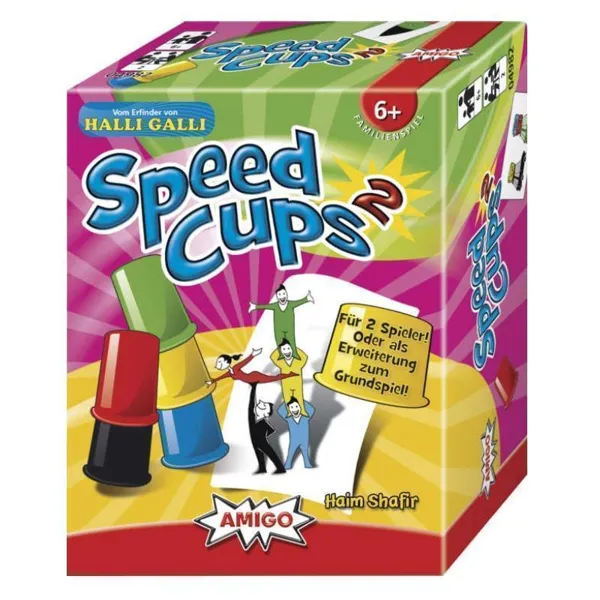 AMIGO Spiel + Freizeit GmbH - 04982 - Speed Cups 2, Figuren/Kartenspiel, für 2 Spieler, ab 6 Jahren