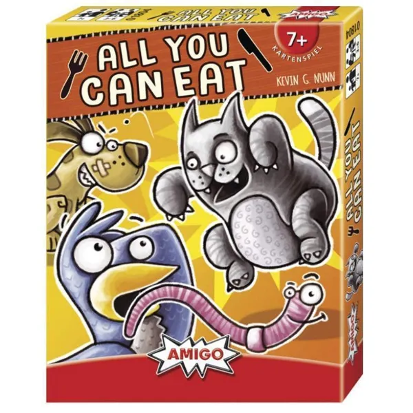 AMIGO Spiel + Freizeit GmbH - 01804 - All You Can Eat, card game, for 3-6 players, from 7 years (DE edition)