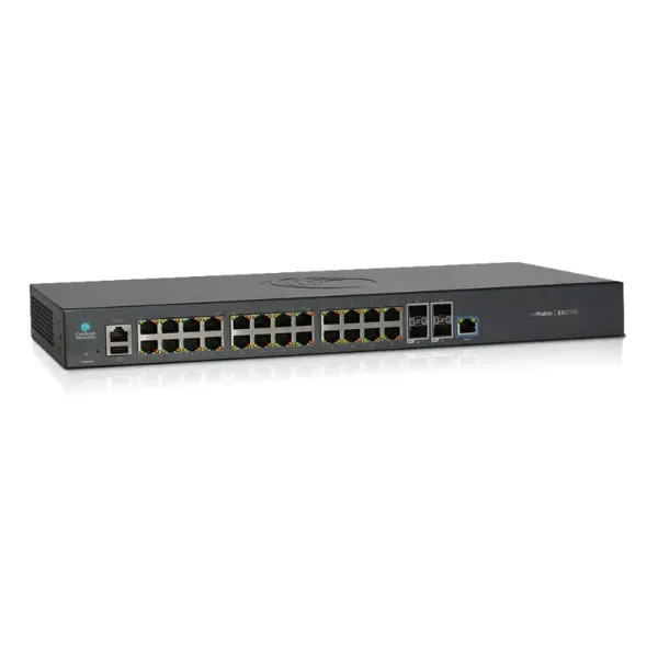 Cambium Networks - MX-EX2028XXA-E - Intelligenter Ethernet-Switch 24 x 1G und 4 SFP+ Glasfaseranschlüsse ohne Netzkabel