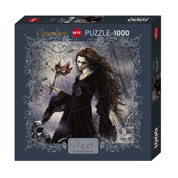 Heye-Puzzles - New Black, Favole, 1000 Pieces - Puzzle Size 56 x 56 cm