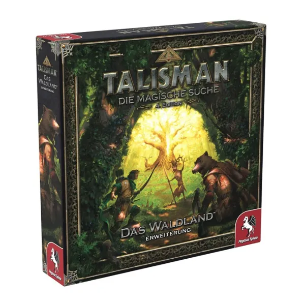 Pegasus Spiele - 56210G - Das Waldland: Talisman, Brettspiel, ab 8 Jahren (Erweiterung, DE-Ausgabe)