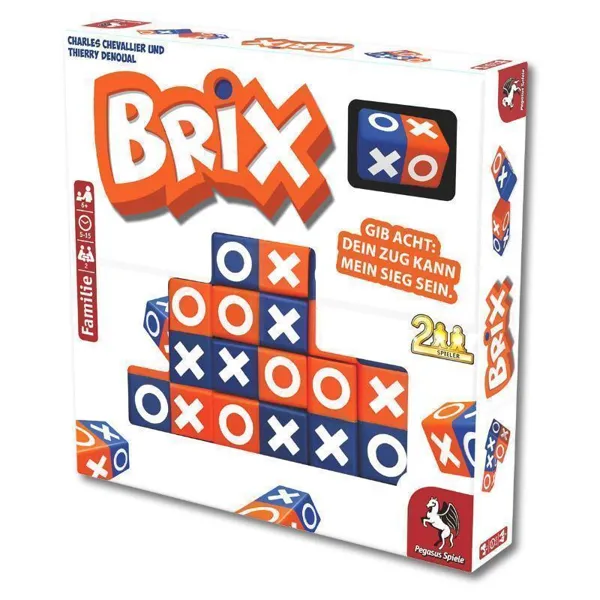 Pegasus Spiele - 57109G - Brix, Brettspiel, 2 Spieler, ab 6 Jahren (DE-Ausgabe)