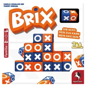 Pegasus Spiele - 57109G - Brix, Brettspiel, 2 Spieler, ab 6 Jahren (DE-Ausgabe)