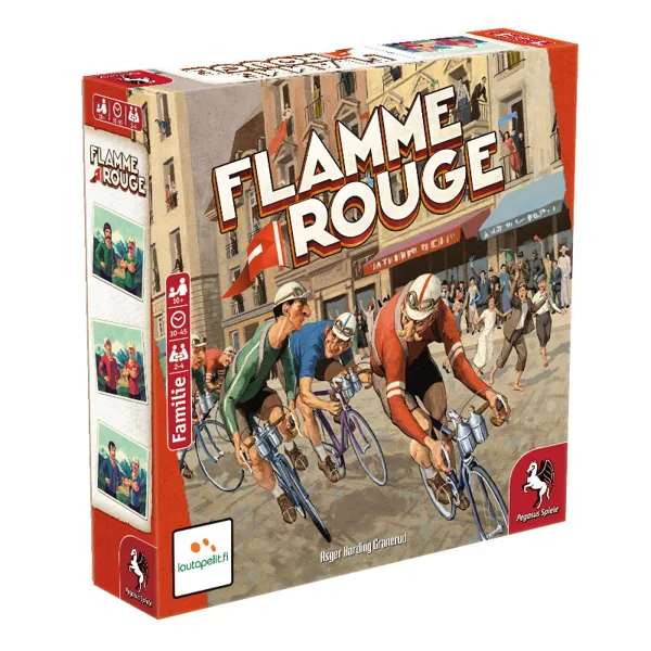 Pegasus Spiele - 57401G - Flamme Rouge 2-4 Spieler, ab 10 Jahren (DE-Ausgabe)