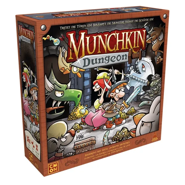 CMON - CMND0119 - Munchkin Dungeon - Board game, 2-5 players, from 12 years (DE edition)