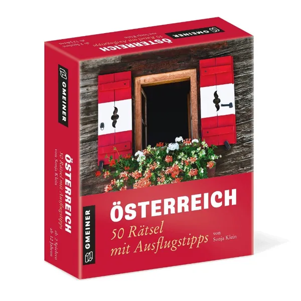 gmeiner - 225462 - 50 Austria Riddles, from 2 players, from 12 years (DE edition)