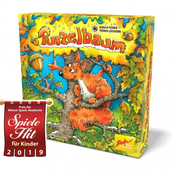 Zoch Verlag - ZOC05128 - Purzelbaum, Brettspiel, für 2-4 Spieler, ab 4 Jahren