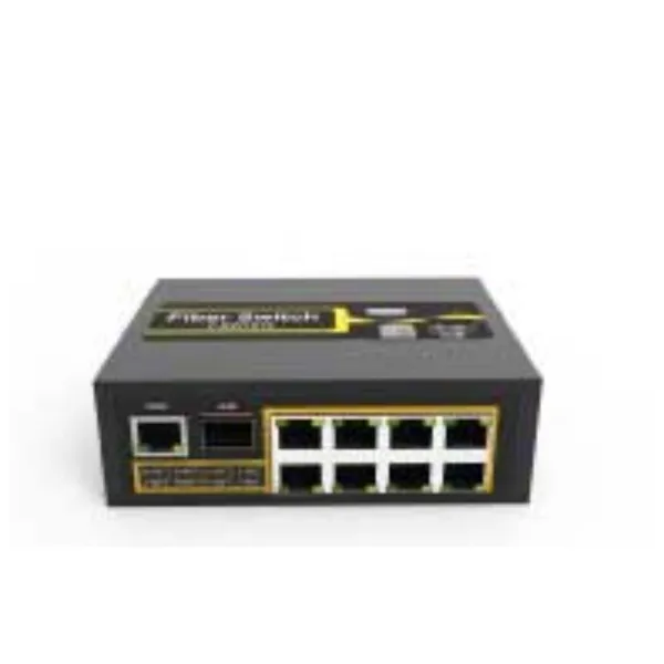 Four-Faith - F-SW1010-8P-SF120W - Nicht verwalteter industrieller PoE-Ethernet-Switch