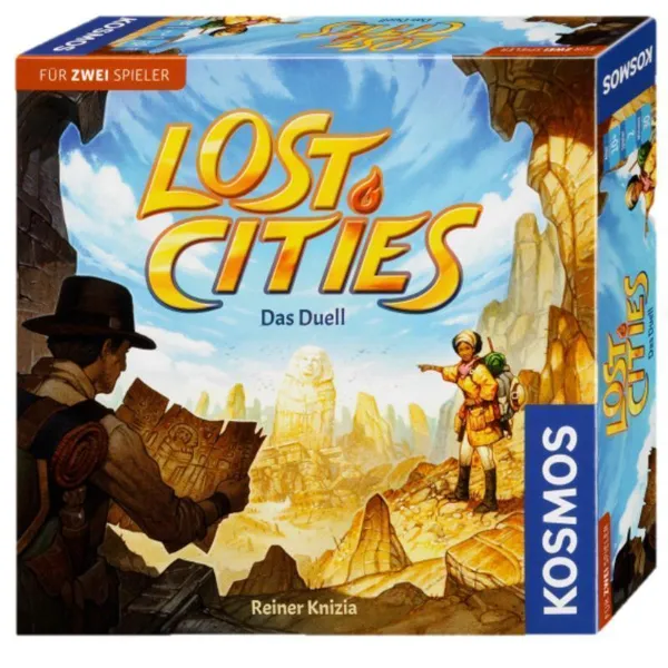 Kosmos - FKS6941350 - Lost Cities - Das Duell, Kartenspiel, 2 Spieler, ab 10 Jahren (DE-Ausgabe)