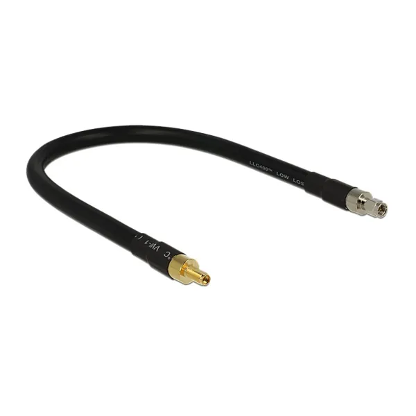 Delock - 13004 - Antennenkabel - SMA-Stecker > SMA-Buchse, CFD400, LLC400, 0.4 m, low loss