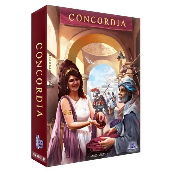 PD-Verlag - PDVD1003 - Concordia, Brettspiel, für 2-5 Spieler, ab 12 Jahren
