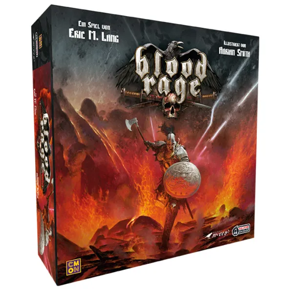 CMON - 003221 - Blood Rage, Grundspiel, Brettspiel, 2-4 Spieler, ab 14 Jahren (DE-Ausgabe)