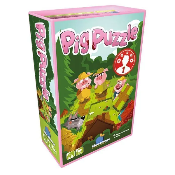 Blue Orange - BLOD0078 - Pig Puzzle, Kinderspiel, für 1 Spieler, ab 5 Jahren