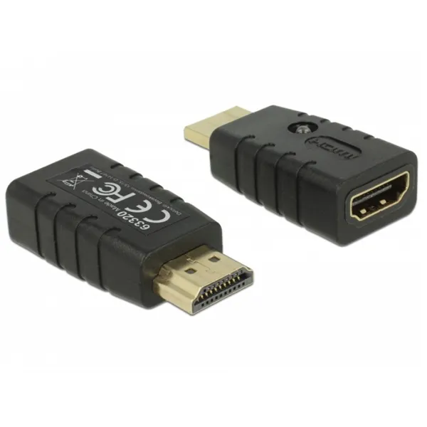 Delock - 63320 - Adapter - HDMI A male > HDMI A female, EDID Emulator
