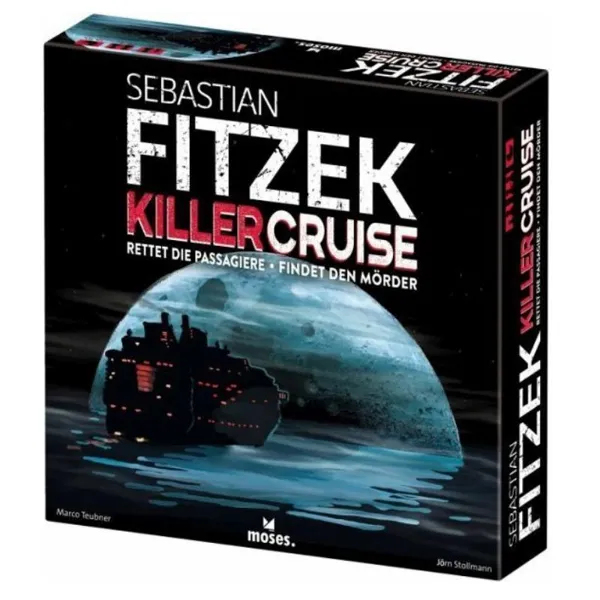 Moses Verlag - MOS90358 - Sebastian Fitzek - Killercruise, Board game, 2-4 players, ages 12+ (DE edition)