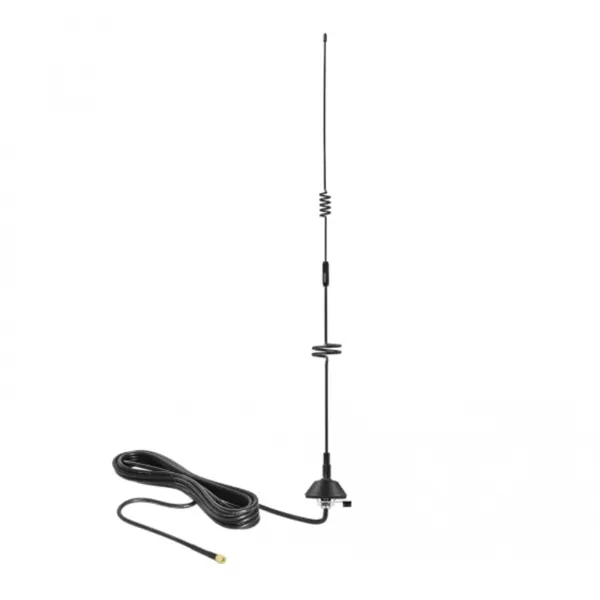 Delock - 12582 - LTE Antenna SMA plug 5 - 7 dBi fixed omnidirectional mounting base RG-58 outdoor