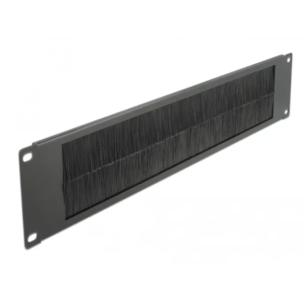 Delock - 66482 - 19" Kabelmanagement Bürstenleiste 2 HE schwarz