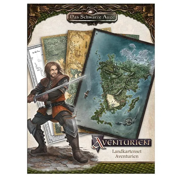 Ulisses Spiele - US25551 - DSA - Aventuria map set, 4th revised edition (DE edition)
