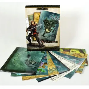 Ulisses Spiele - US25551 - DSA - Landkartenset Aventurien, 4. überarbeitete Auflage (DE-Ausgabe)