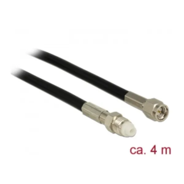 Delock - 12448 - Antennenkabel FME Buchse > SMA Stecker RG-58 4 m