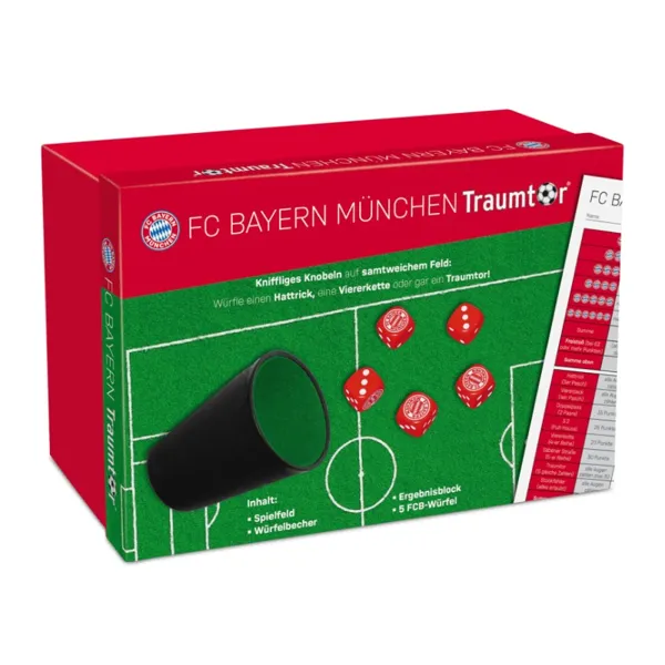 ASS-Altenburger - 22182480 - FC Bayern München Traumtor, Würfelspiel, ab 6 Jahren (DE-Ausgabe)