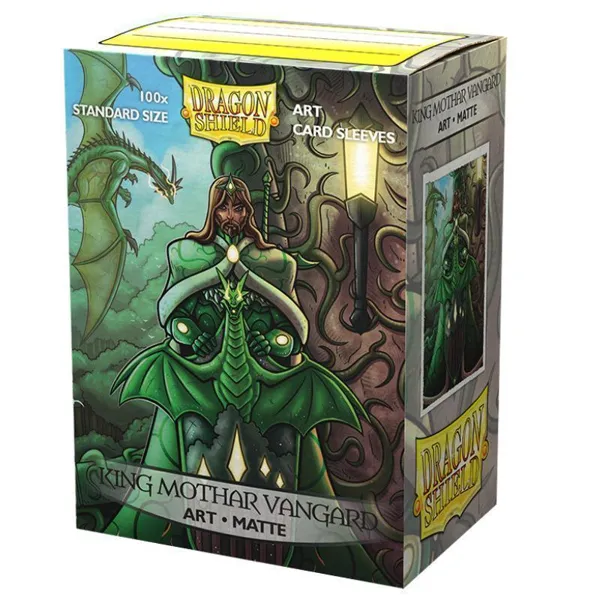 Dragon Shield - ART12036 - Kunst Hüllen Matt Classic - König Mothar Vanguard: Portrait (100), Schutzhülle für Karten