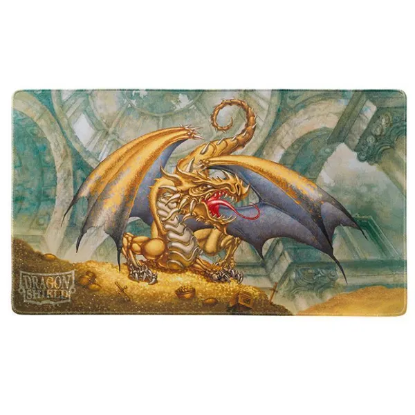 Dragon Shield - ART21506 - Dragon Shield: Spielmatte Kunst - Gold: Drache Gygex *limitiert*