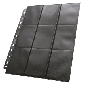 Ultimate Guard - UGD010482 - 18-Pocket Side-Loading Pages (50), black