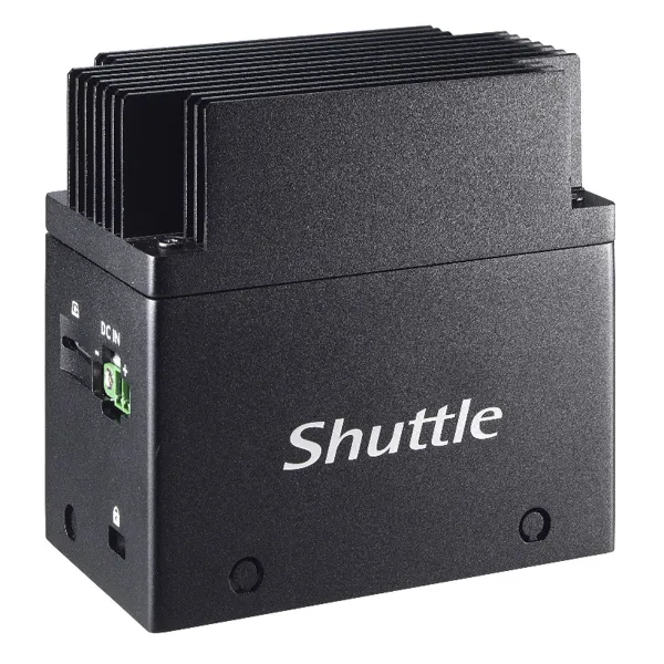Shuttle - EN01J3 - Celeron J3355 2.5 GHz 4GB LPDDR4-2400 64GB eMMC, robuster Industrie-PC