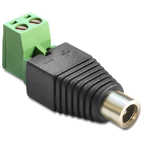Delock - 65486 - Adapter DC 5,5 x 2,5 mm Buchse > Terminalblock 2 Pin 2-teilig