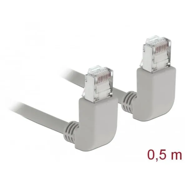 Delock - 83520 - Patchkabel Cat.6, S/FTP, 0,5m, grau