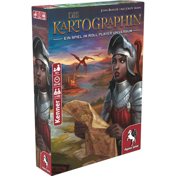 Pegasus Spiele - 51311G - The Cartographer, card game, for 1-100 players, ages 10+ (DE edition)