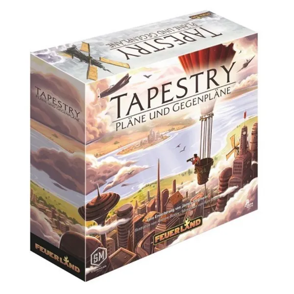 Feuerland - FEU31001 - Plans and counter plans: Tapestry, 1-5 players, ages 12+ (extension, DE edition)