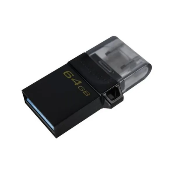 Kingston - DTDUO3G2/64GB - USB Stick, 64GB, schwarz