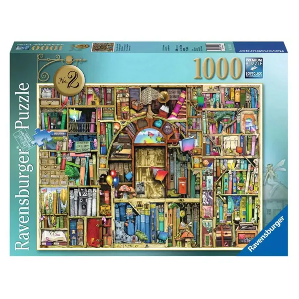 Ravensburger AG - RAV19418 - Puzzle: Magisches Bücherregal Nr.2, 1000 Teile (DE-Ausgabe)