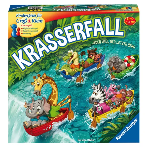 Ravensburger AG - RAV20569 - Krasserfall, Brettspiel, 2-4 Spieler, ab 6 Jahren (DE-Ausgabe)