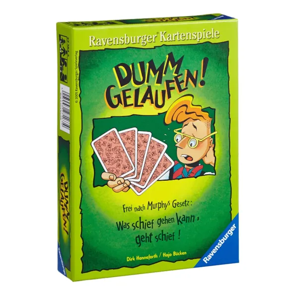 Ravensburger AG - RAV20764 - Dumm gelaufen!, Kartenspiel, für 2-6 Spieler, ab 10 Jahren (DE-Ausgabe)