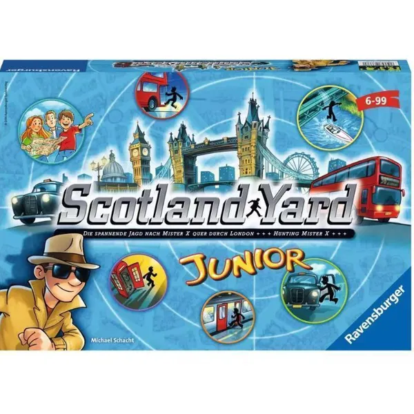 Ravensburger AG - RAV22289 - Scotland Yard Junior, puzzle game, for 2-4 players, ages 6+