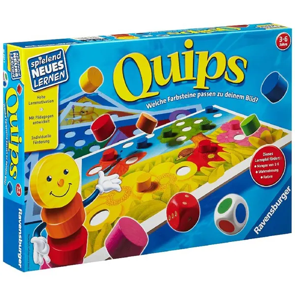 Ravensburger AG - 24920 - Quips, Brettspiel, für 2-4 Spieler, ab 3 Jahren (DE-Ausgabe)