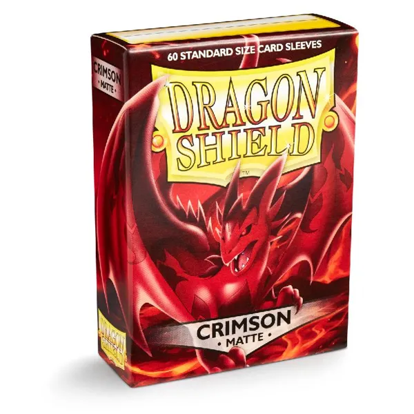 Dragon Shield - ART11221 - Sleeves for cards: Matte - Crimson (60 pcs)