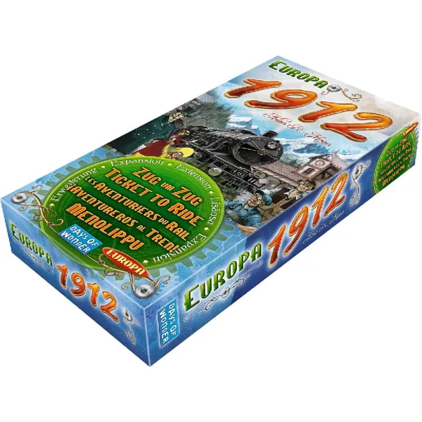Days of Wonder - DOWD0025 - Zug um Zug Europa: Europa 1912 -  Brettspiel, für 
2 bis 5 Spieler, ab 8 Jahren