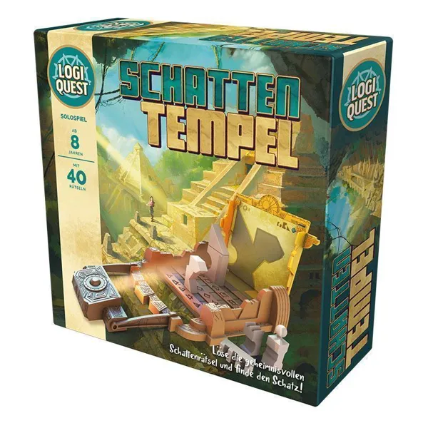 Asmodee - MIXD0002 - Logiquest Schattentempel - Board game 1 player, ages 8+ (DE edition)